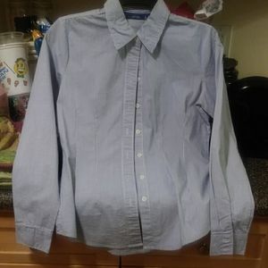 Xs Blue stripe button down shirt